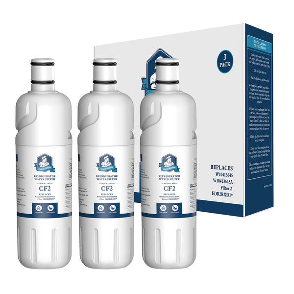 3pk W10413645A Refrigerator Water Filter by CF