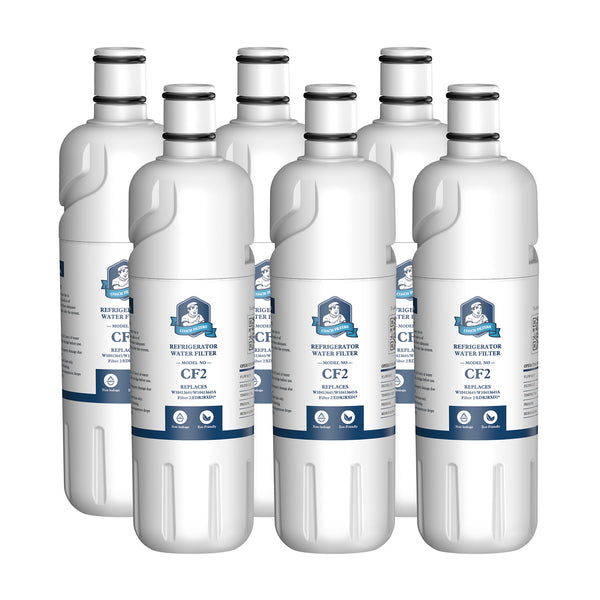 CoachFilters Compatible EDR2RXD1 Refrigerator Water Filter, W10413645A, 6Pack