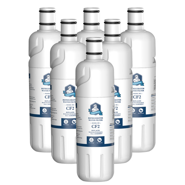 EDR2RXD1 Water Filter Compatible W10413645A, Whirlpool Refrigerator Water Filter 2, Made by CoachFilters 6Packs