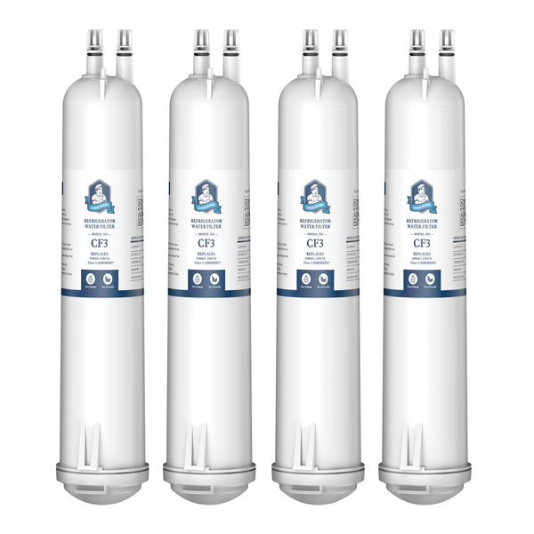 CoachFilters Compatible EDR3RXD1 Refrigerator Water Filter, 4396841, 4396710, 4Pack