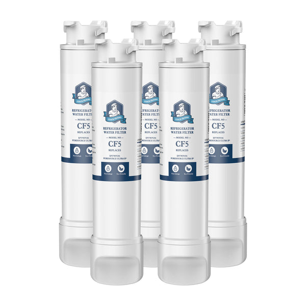 EPTWFU01, EWF02, PureSource Ultra II Refrigerator Water Filter By Coach Filters, 5 Packs