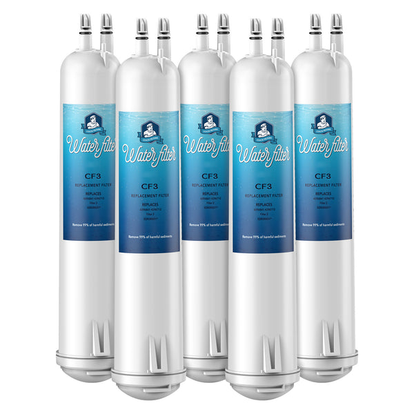 EDR3RXD1 Refrigerator Water Filter 3 Replacement, 4396841, 4396710, CoachFilters, 5Pack