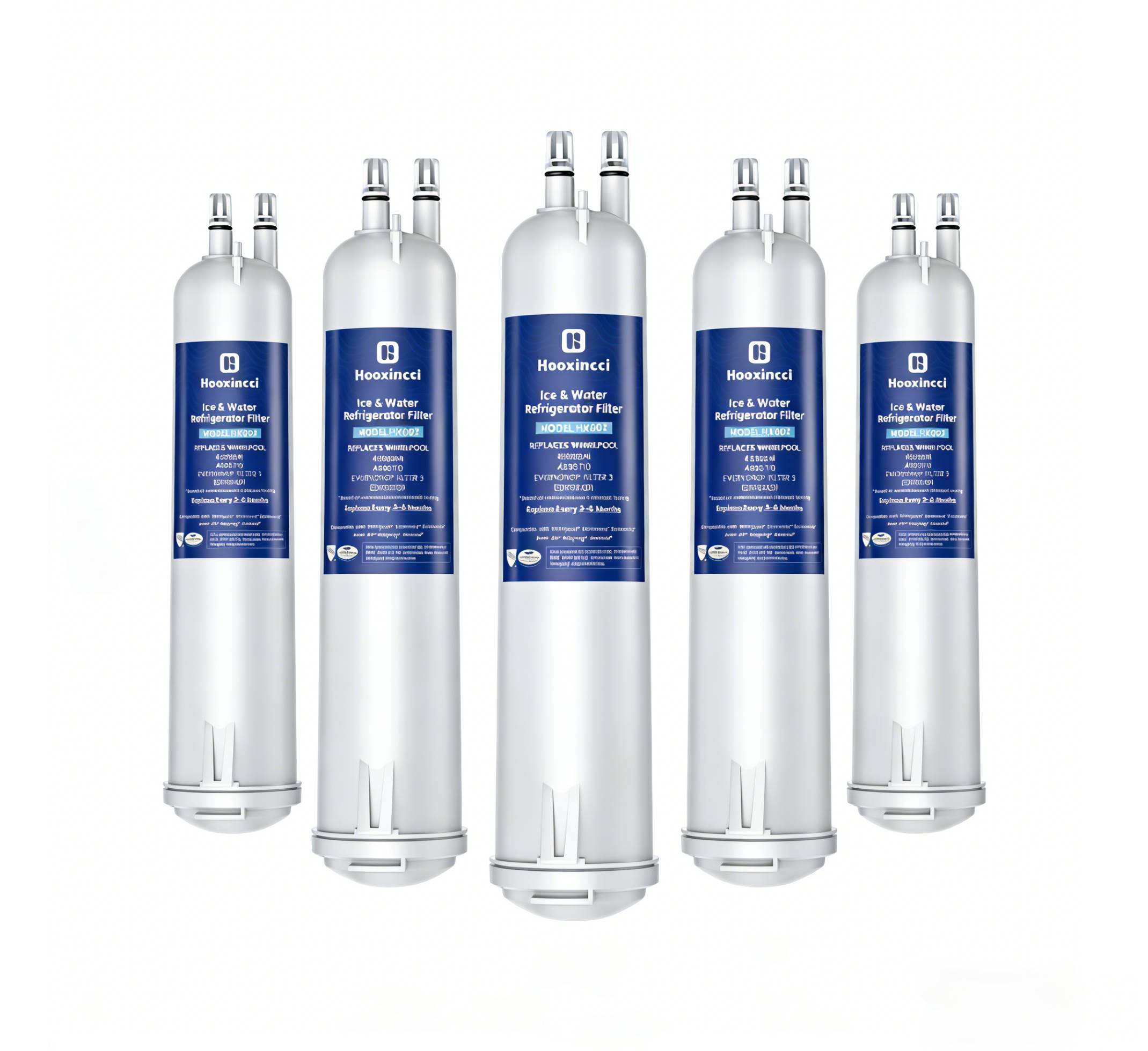 CF EDR3RXD1 Refrigerator Water Filter, 4396841, 4396710, 5Pack ...
