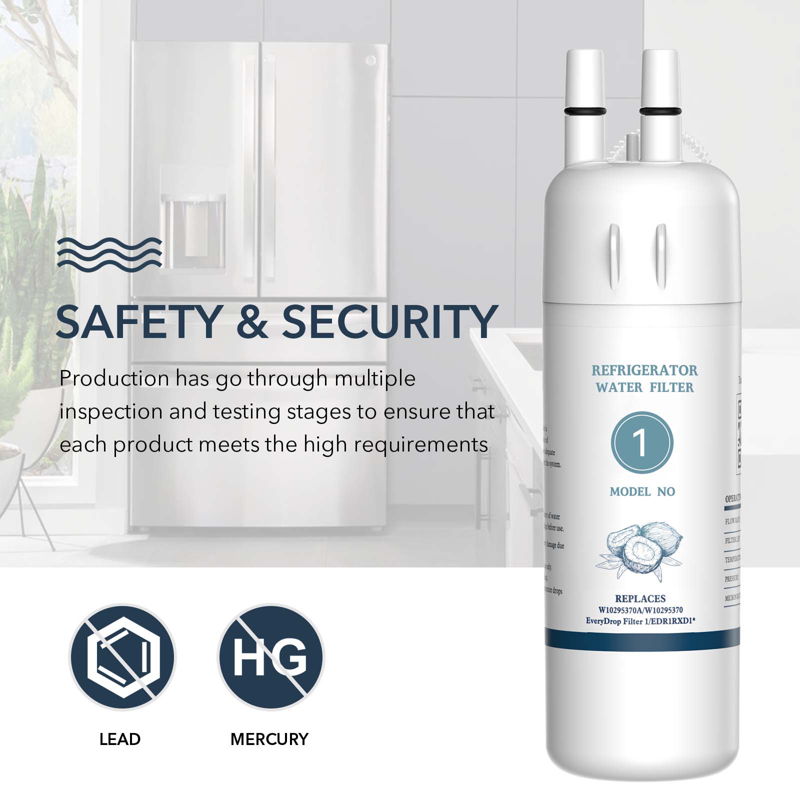 Wrs588fihz00 Water Filter Replacement by Coach Filters 3pk CoachFilters