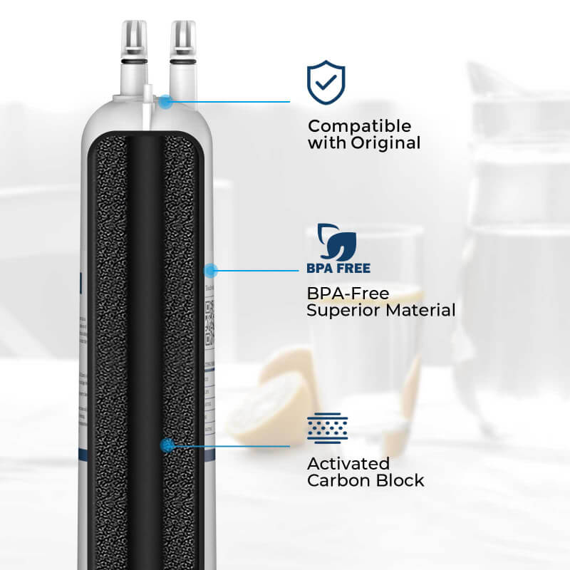 CF EDR3RXD1 Refrigerator Water Filter, 4396841, 4396710, 6Pack